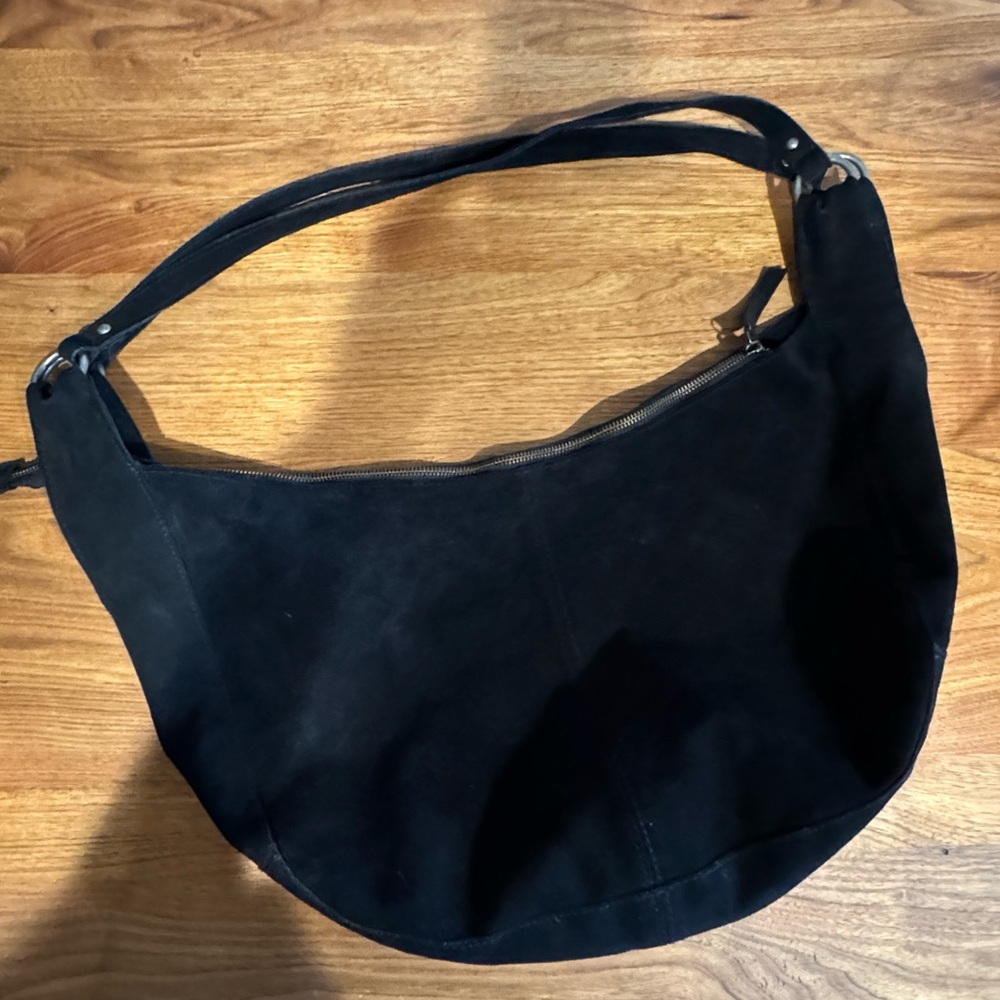 Free People Black Hobo Bag